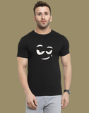 Men Round Neck Panda - Face T shirt
