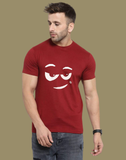 Men Round Neck Panda - Face T shirt
