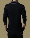 Full Sleeve V-Neck T-shirt Men
