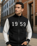 Men's Color Block Zip-Up Jacket