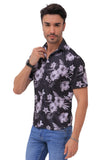 Trendy Men's Printed Shirt – Half Sleeves | Regular Fit Casual Shirt