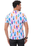 Lycra Printed T shirt for Men Half Sleeves