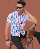 Men's Half Sleeve Printed Shirt – Casual & Stylish Summer Wear