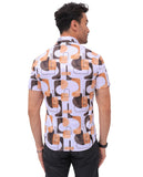 Stylish Printed Mens Half Sleeves Shirt