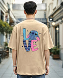 Oversize Drop Shoulder Printed T-shirt for Men