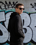 Men’s Black Solid Hoodie