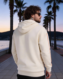 Men’s Cream Solid Hoodie