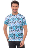 Round Neck Printed T-shirts for Men Half Sleeves