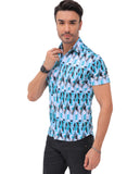 Stylish Printed Shirt for Men – Half Sleeve | f Gallery