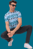 Round Neck Printed T-shirts for Men Half Sleeves