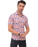 Printed Casual Shirt for Men – Half Sleeves