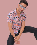Printed Casual Shirt for Men – Half Sleeves