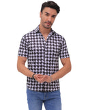 Half Sleeve Casual Shirt for Men – All-Over Printed Pattern