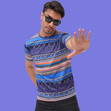 Round Neck Half Sleeves T-shirt for Men