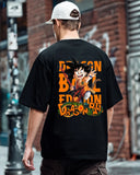 Oversized Fit Printed Round Neck T shirt- Perfect for Casual Wear