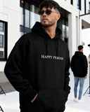 Hooded Sweatshirts Happy - Person Men