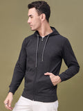 Men's Grey Hoodie with Zipper