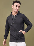 Men's Grey Hoodie with Zipper