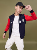 Men's Color Block Zip-Up Jacket